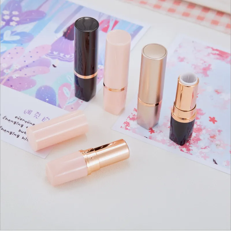 

10/30/50 шт круглые золотые розового и черного цветов, бальзам для губ контейнер под губную помаду DIY косметическая бутылка для блеска для губ макияж помада матовых оттенков, трубы для путешествий