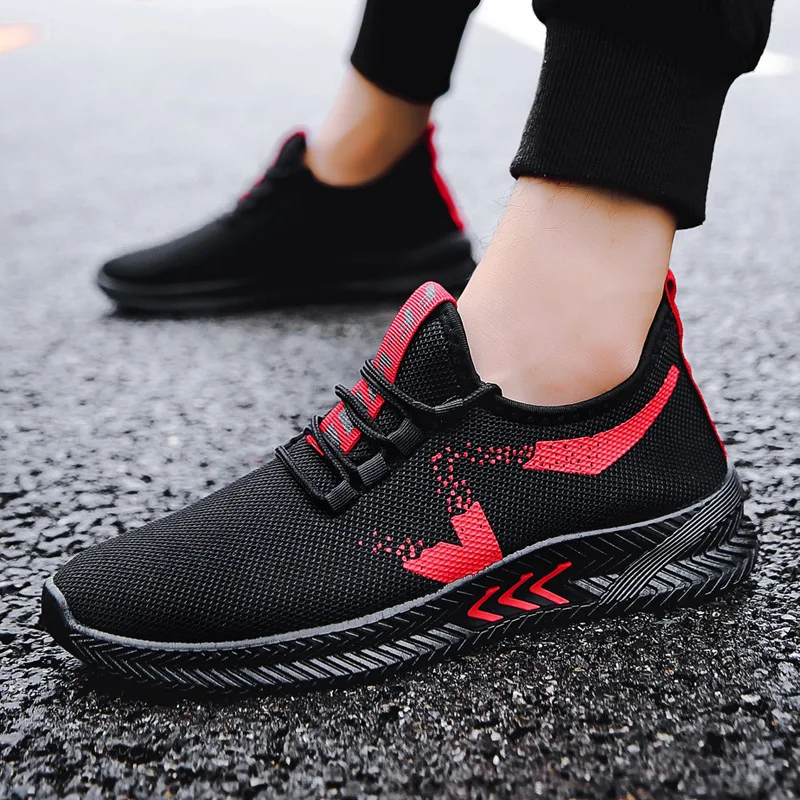 

Summer Breathable Sports Shoes Men's Trend 2021 New Cloth Shoes Men's Casual Shoes Boys Net Shoes Korea