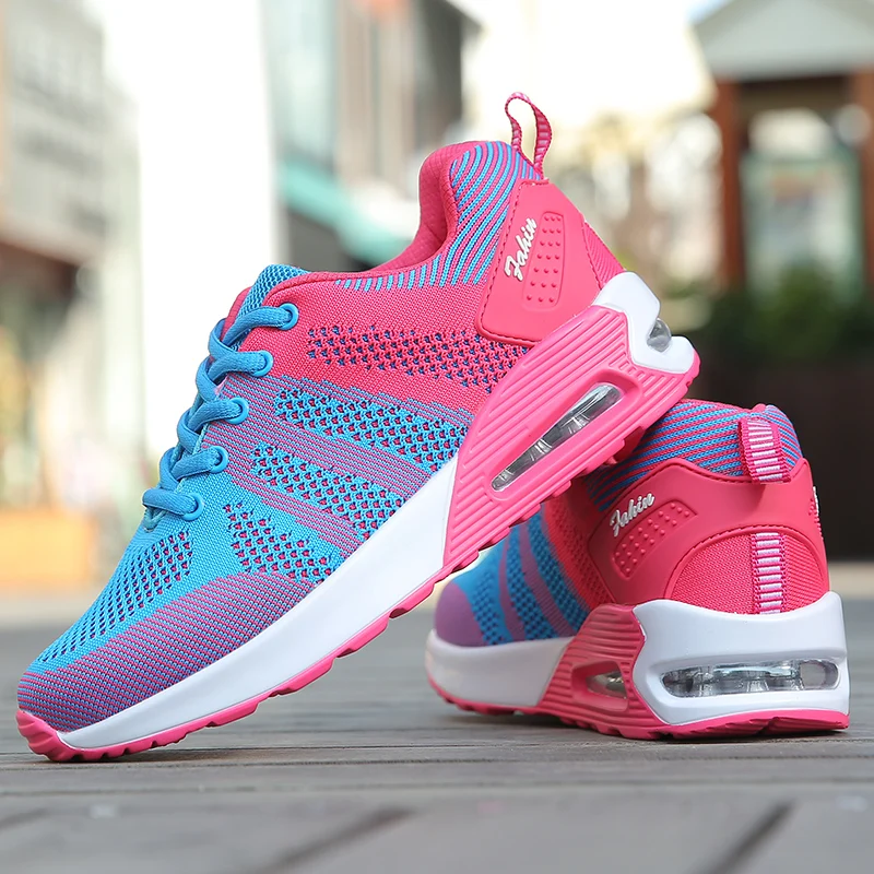 Brand Womens Sport Running Shoes Air Cushion Sneakers for Women Comfortable Athletic Training Footwear Jogging Sneakers