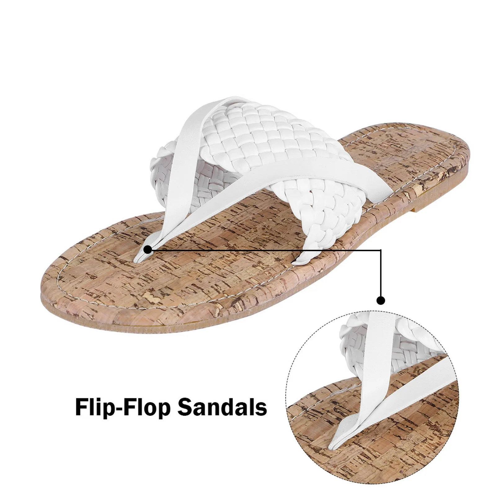 

2021 Women's Slippers Wedge Slides Female Sandals Weave Shoes Women Beach Flip Flops Woman Sandals Lady Casual Shoes Girl