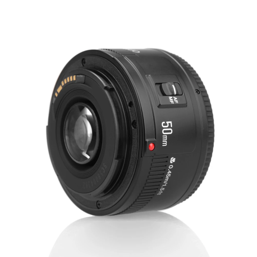 Объектив YONGNUO YN50mm F1.8 YN EF 50 мм объектив YN50 апертура с автофокусом для зеркальных