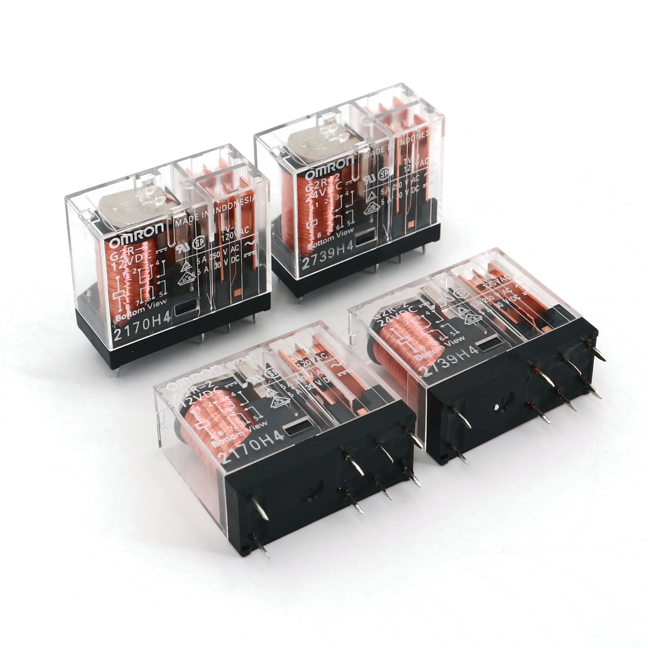 10 шт. Omron G2R 2 DC12V 24V 8Pin печатного монтажа DPDT Мощность реле 5A/250VAC|Реле| |