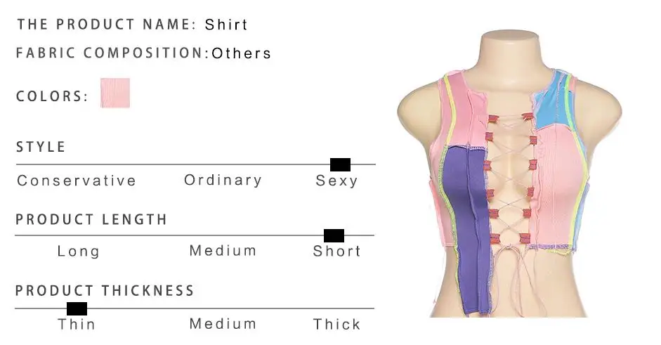 Women Sexy Vest Summer Hollow Out Colorful Camisole Punk Ribbed Knitting Crop Tops Club Party Wear Tank Top Bandage Female | Женская