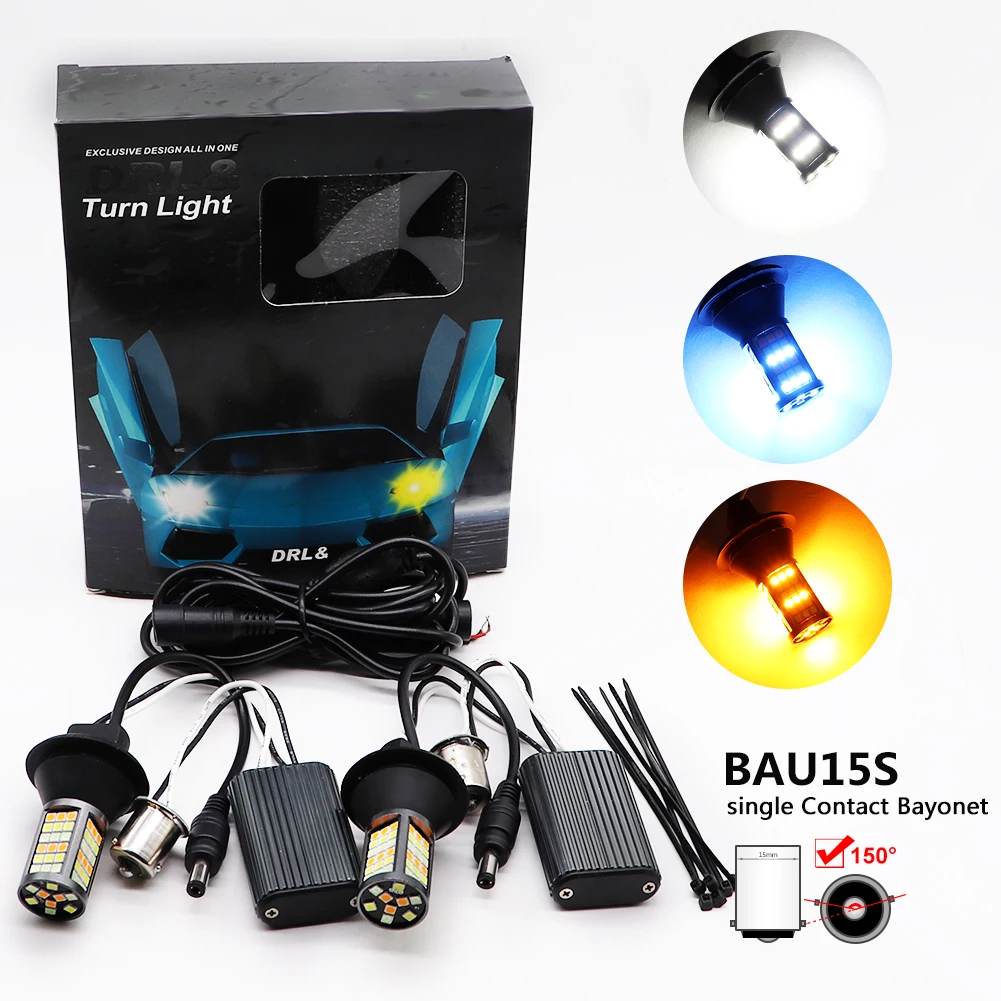 2 шт. светодиодсветодиодный лампы Canbus 81 SMD 1156 PY21W BAU15S 7507|Сигнальная лампа| |