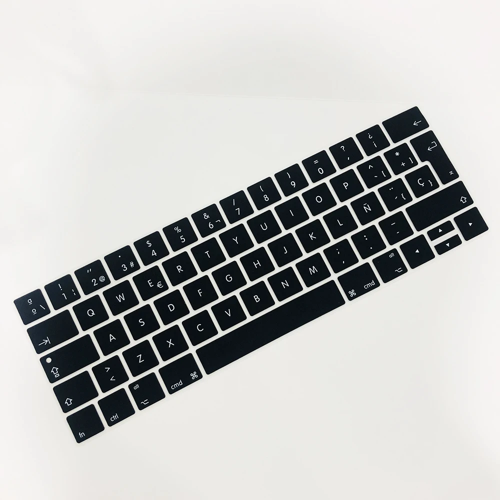 Spanish EU-Enter EU-Key Keyboard Cover Protector for Macbook Pro 13Air 11 12 15 touch bar A1706/A1466/A1707/A1990/A2159/A1932