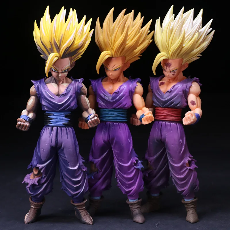 

Dragon Ball Z Super Saiyan Son Gohan Action Figure Anime Model Normal Manga War Damaged Color Desktop Decor Collectible Toy