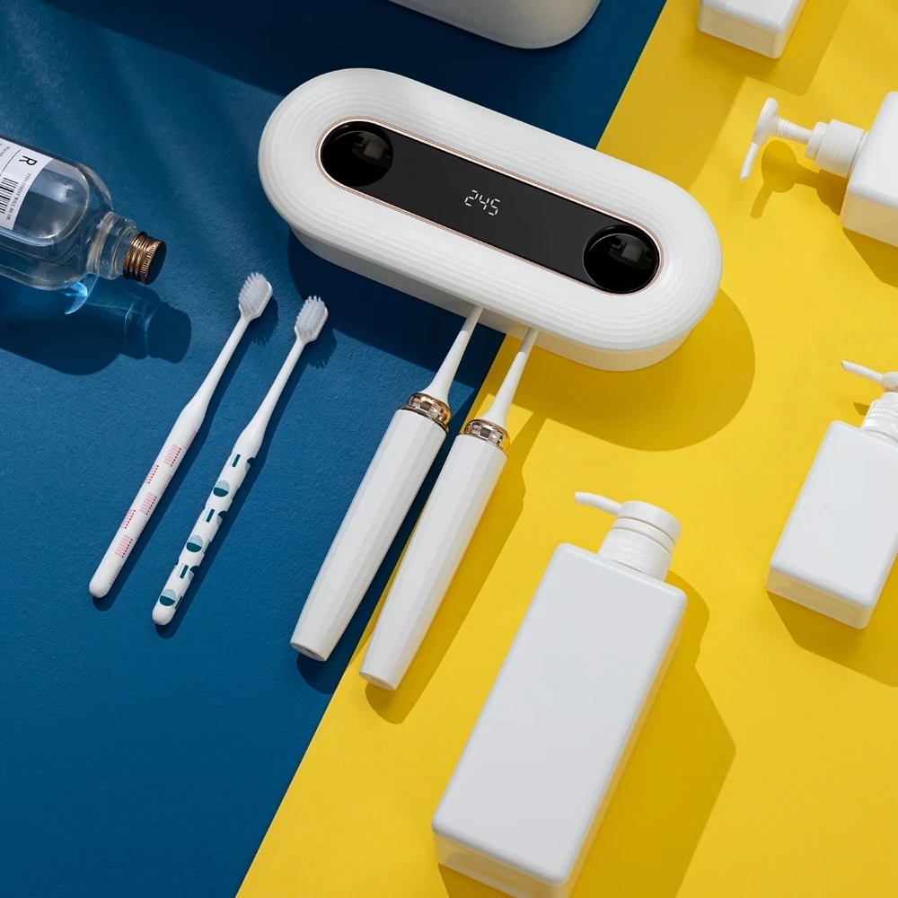 Умный индукционный держатель для зубных щеток с УФ светильник стерилизатор