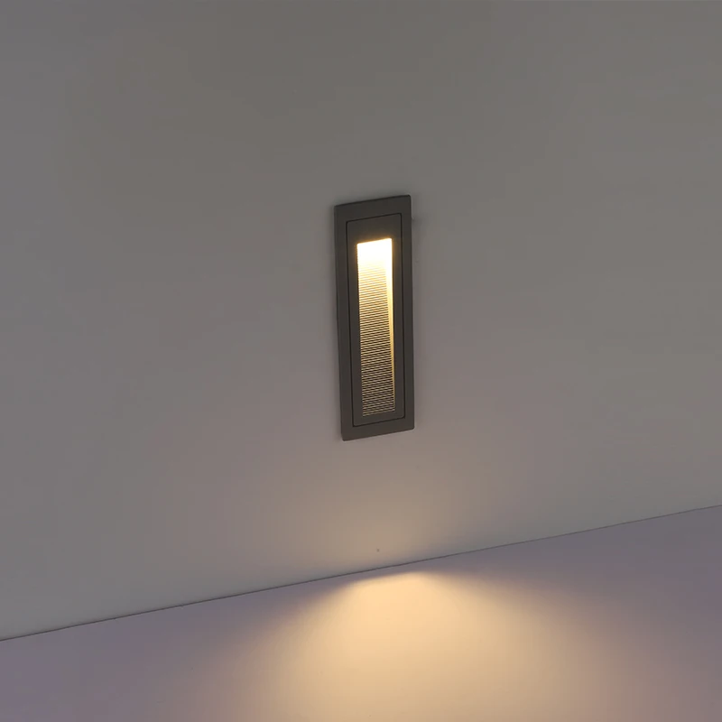

VZVI Recessed Led Wall Sconce Cord lamp Outdoor Lighting Stair Case Light Step Lamp For Garden Balcony Living Room Bedside Lamps