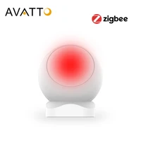 avatto tuya zigbee pir motion sensor smart home infrared passive detector security burglar alarm sensor with tuya gateway hub