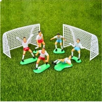 1 set football game cake topper birthday cake kids doll toy home decor soccer baking cupcake party supplies for cake decoration
