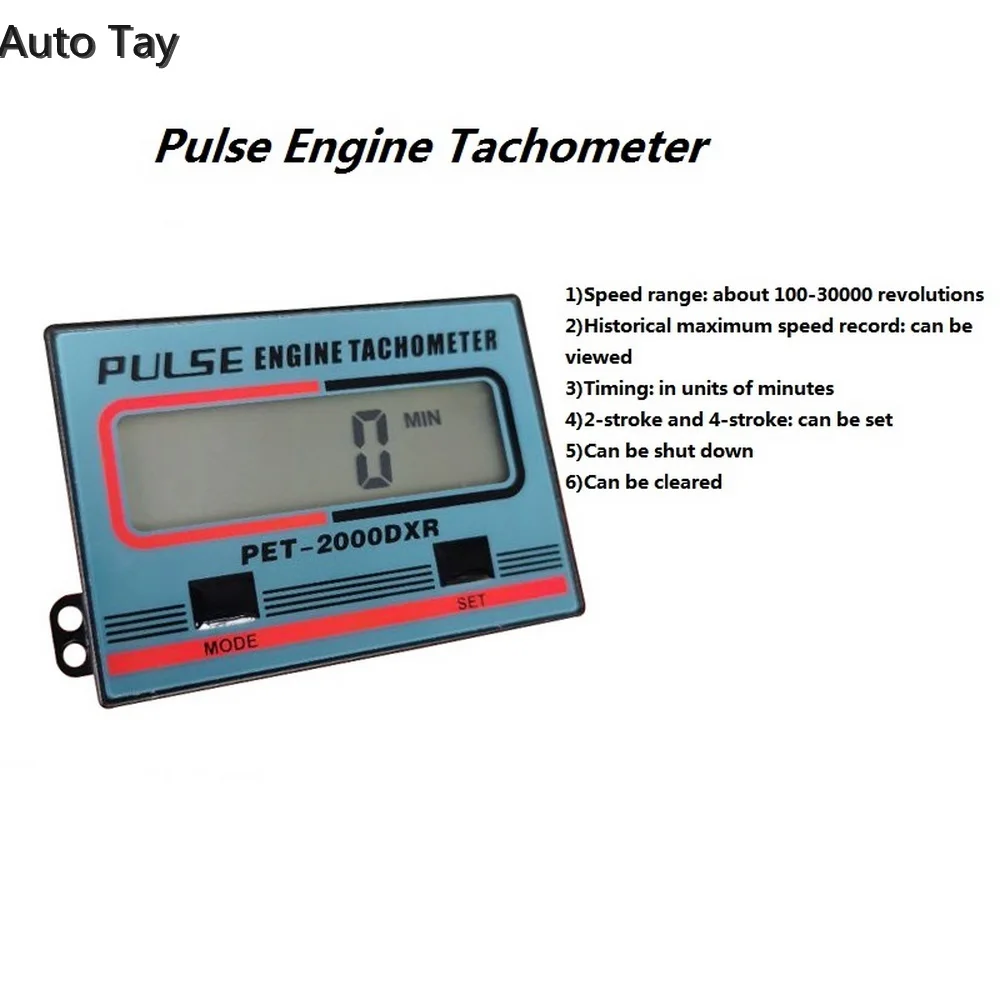 Ручной Индукционный Тахометр цепной пилы многофункциональный для газонокосилки