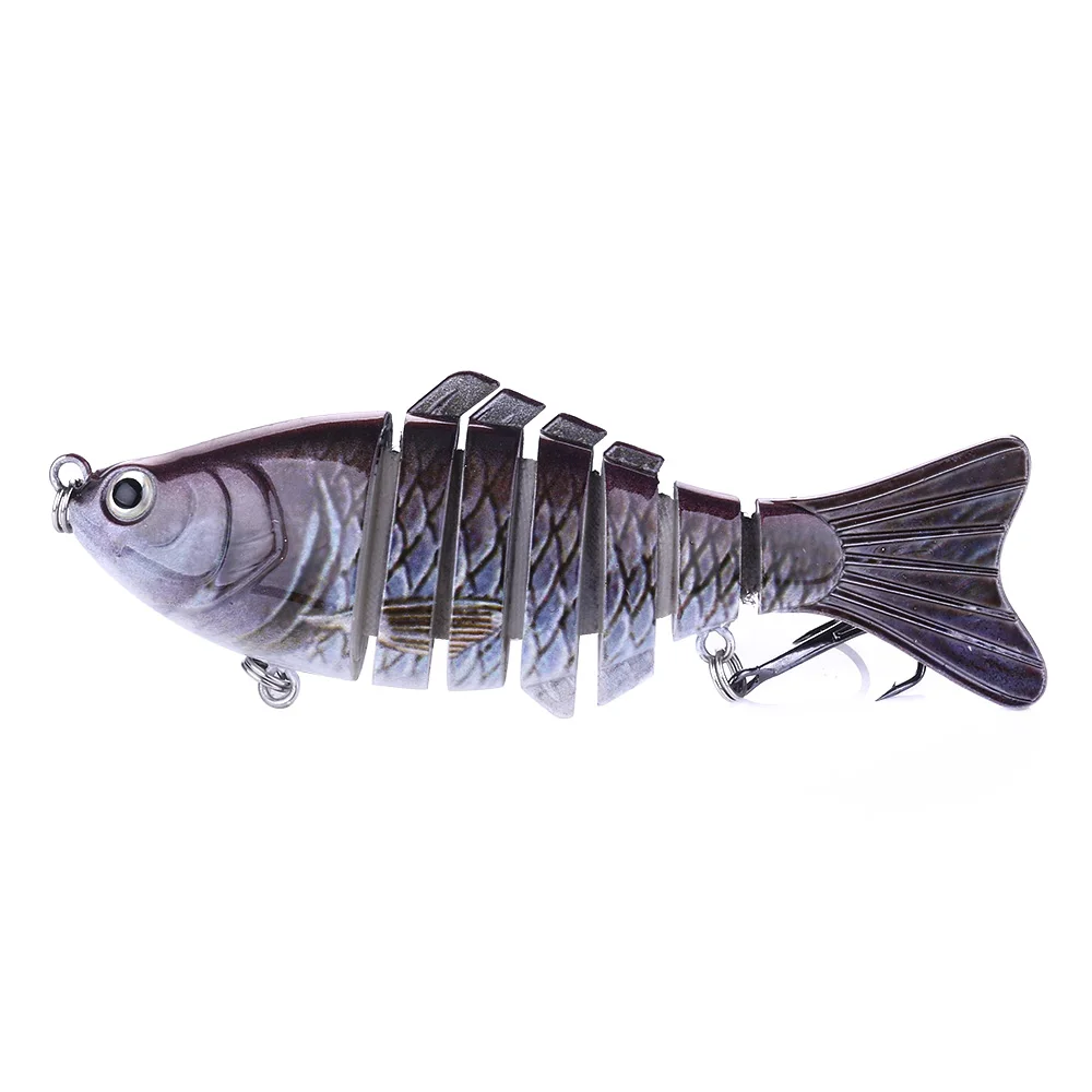 

HENGJIA 10cm 15.4g Sinking Wobblers 7 Segments Fishing Lures Multi Jointed Swimbait Hard Bait Fishing Tackle For Crankbait
