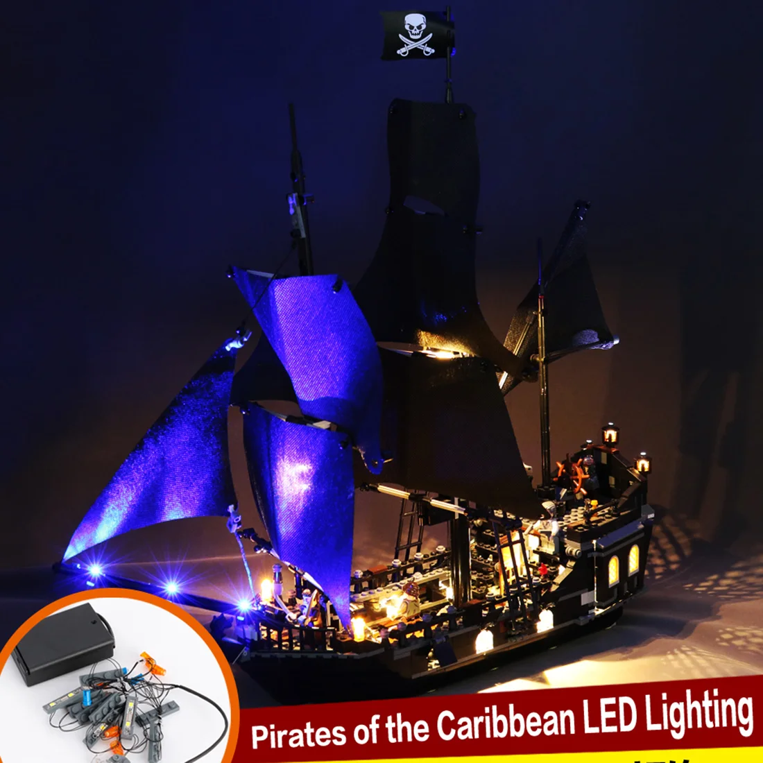 Комплект USB Light ing для пиратов Карибского моря Black Pearl 4184 (светильник льник без
