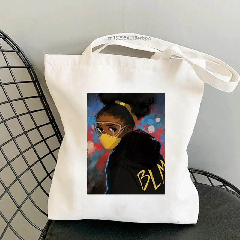 

BLM Friends Fashion Girl 2021 New Shoulder Canvas Chic Casual Harajuku Ins Large Capacity Cute Street Handbag Wallet Women Bag