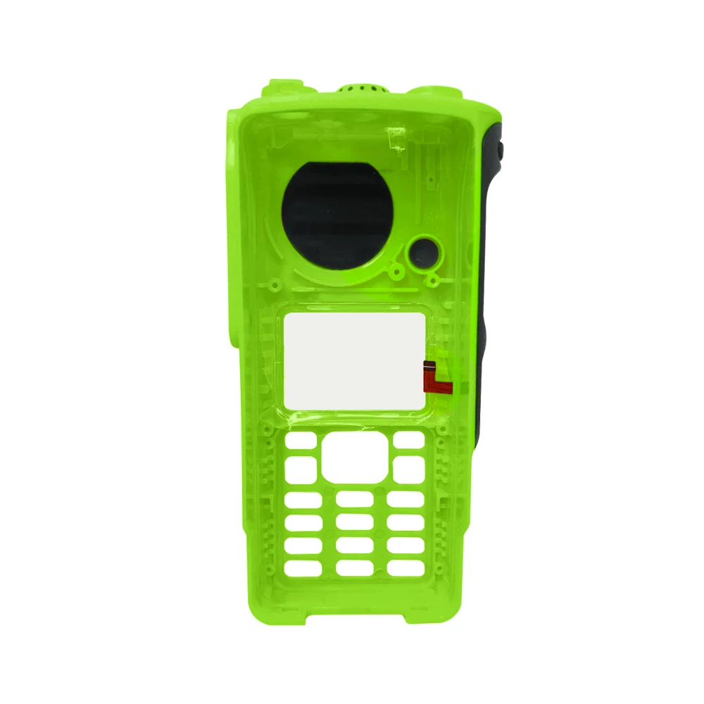 Walkie Talkie Replacement Repair Case Housing Cover Kit With Speaker+Mic for DGP8550e XPR7550e XIR P8668i Two Way Radio Green