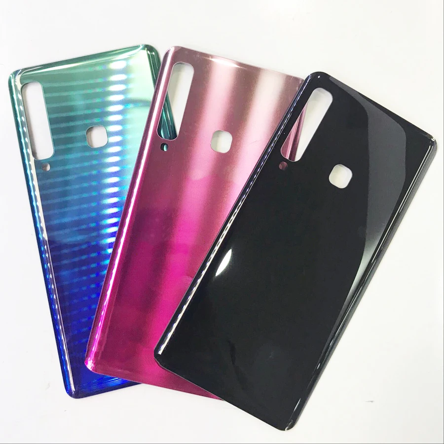 Новинка для samsung Galaxy A9 A9 Star Pro A9S A920 A920F задняя крышка батарейного отсека задняя крышка стеклянный корпус Запасная часть