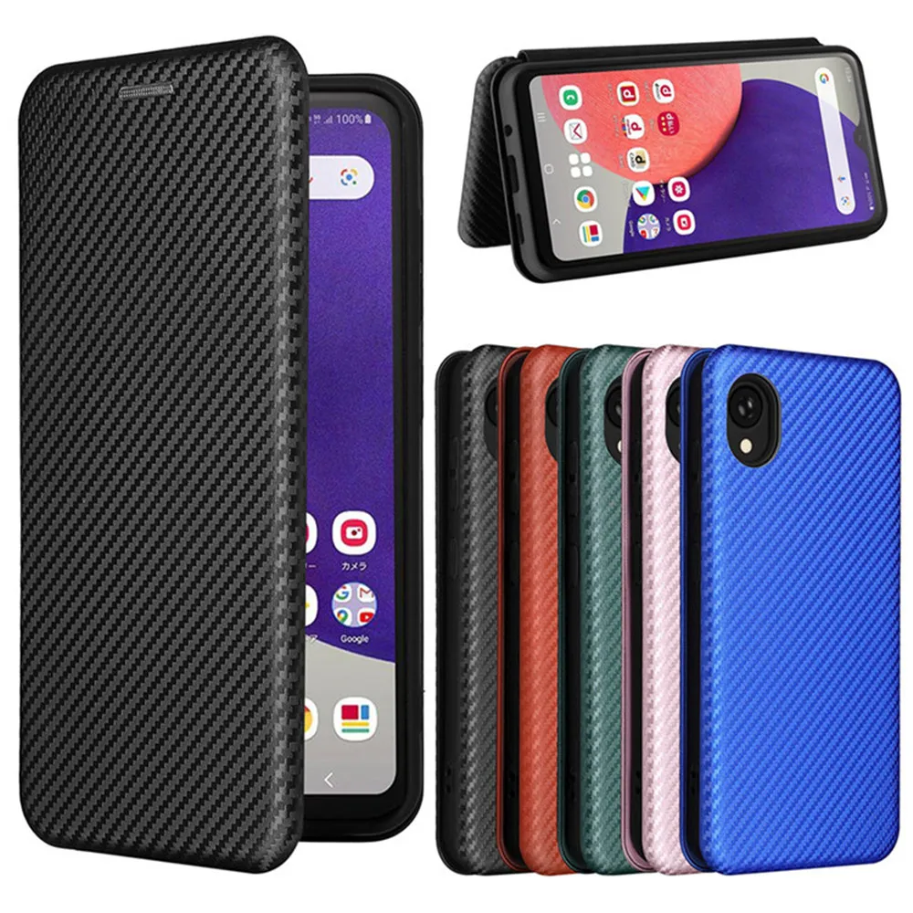 

Флип-чехол из углеродного волокна для Samsung Galaxy A22