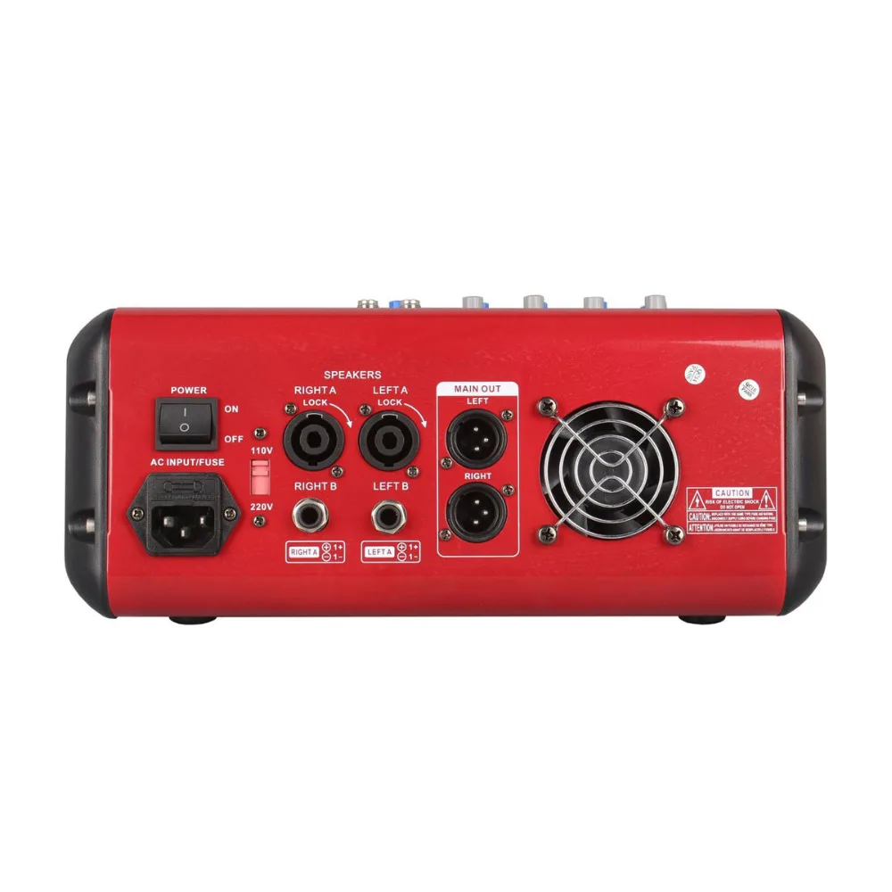 

4 Channel Professional Mixing Amplifier Amp Powered Mixer Power Audio PMR406