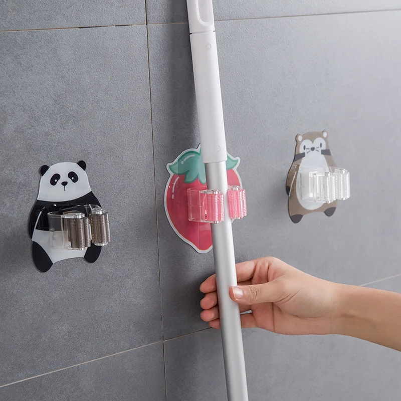 1 шт. Швабра стеновая метла приемник чехол кухонная полка в складной раме трубка