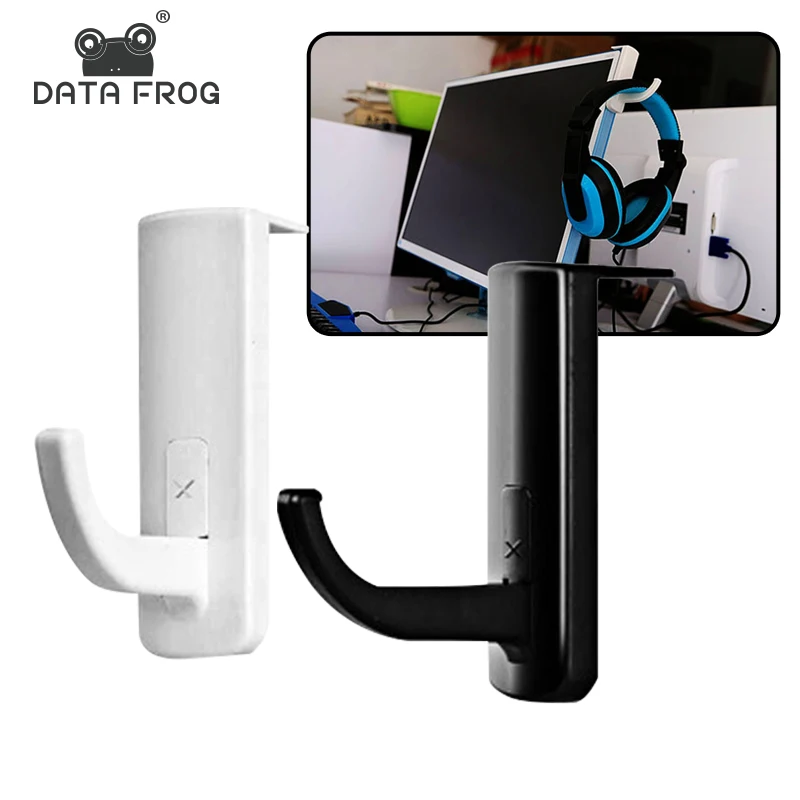 

DATA FROG Gaming Earphone Stand Hanger PC Monitor Holder Headset Base Desk Earset Mount Rack Accessories for All Headset