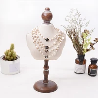 retro mannequin pendant necklace display stand necklace display stand household jewelry storage ornaments