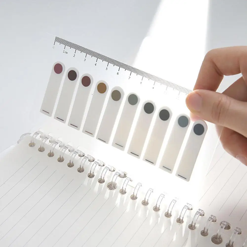 

200 Sheets Retro Color Loose Leaf Index Sticky Notes School Sticker Supplies Mark Office Stationery Fresh Small Memo Pad S2Q3