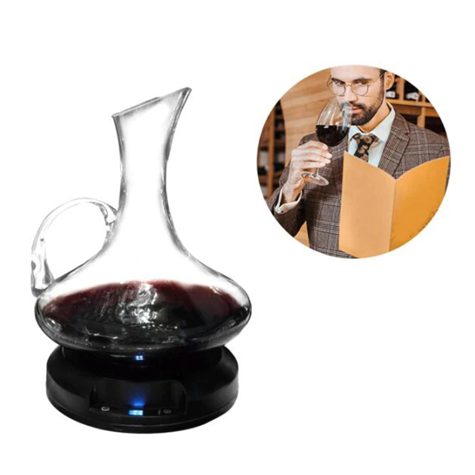 

Автоматический Электрический Графин для вина, Электрический аэратор для вина, Портативный аэратор для ликера, вина, аксессуары для дома, ст...