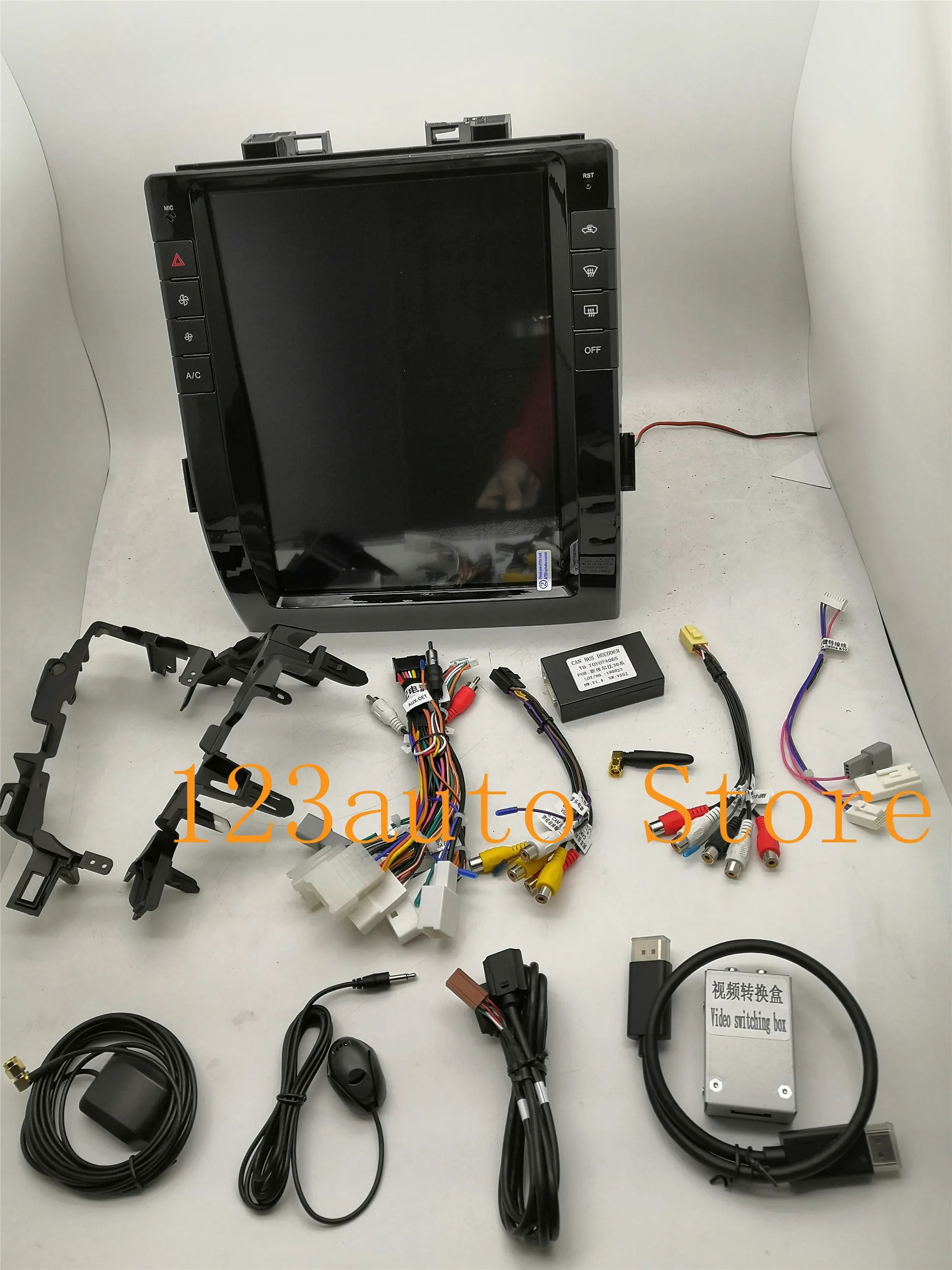 Автомобильный DVD плеер Tesla Style 13 ''вертикальный экран Android 9 0 GPS навигация для TOYOTA