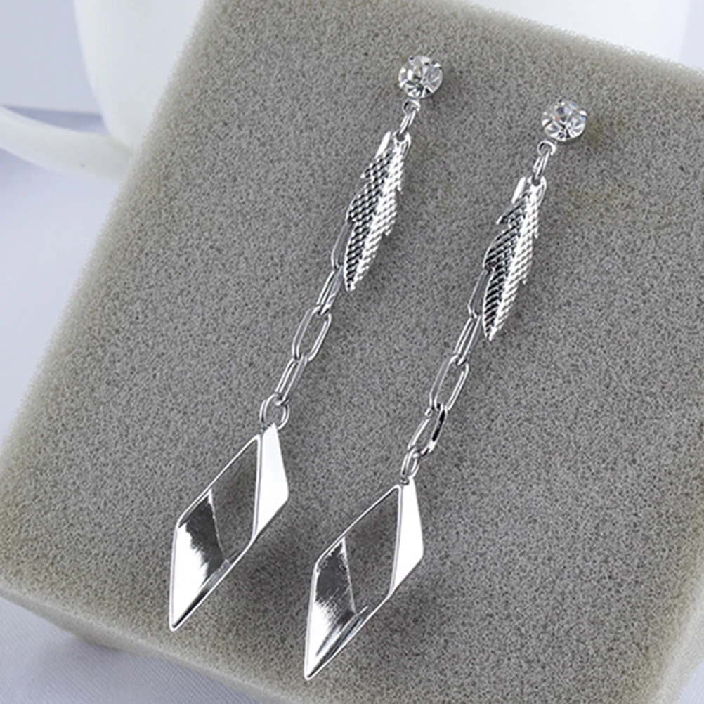 1 пара металлических сережек модные гипоаллергенные стильные простые шикарные