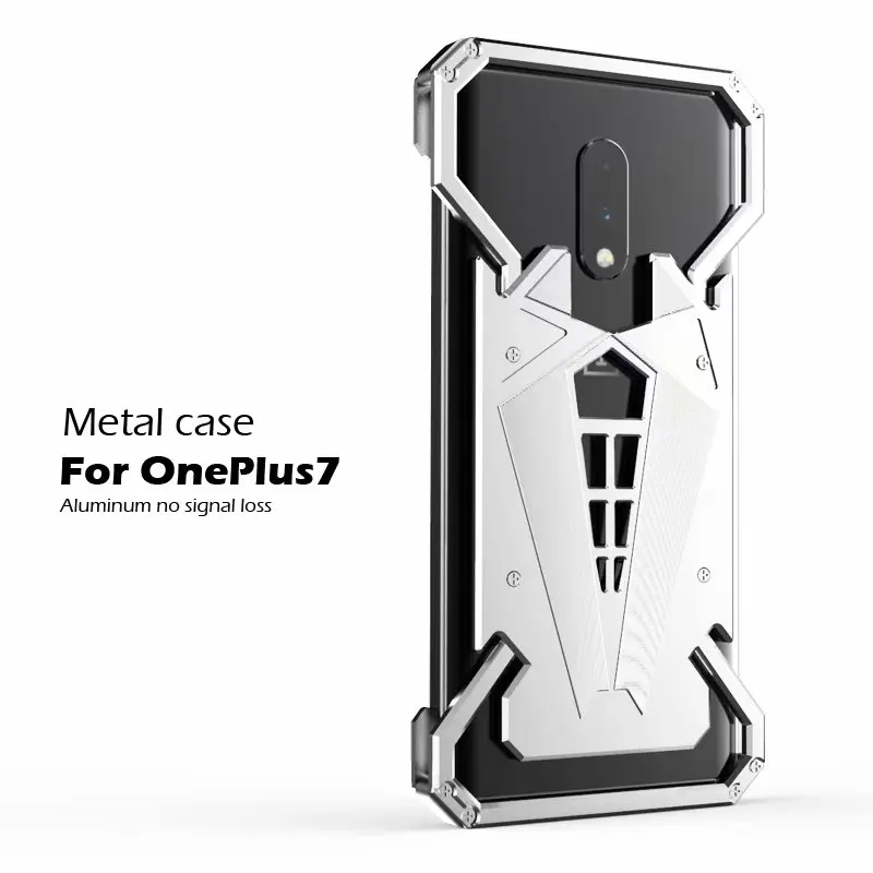 Алюминиевый Чехол супергероя для Oneplus 7T 7 Pro 6T 6 5T 5, чехол, чехол с кольцом Железного человека, Человека-паука, чехол для телефона