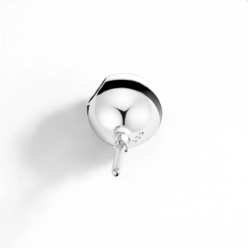 925 стерлингового серебра Круглые Эмалированные Шарм конфеты в форме изысканный