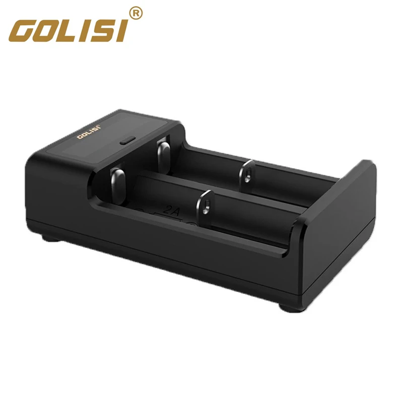 Golisi I2 2A Смарт USB зарядное устройство с дисплеем порт ЖК-экран для Li-ion/Ni-mh/Ni-cd