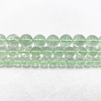 natural stone green crystal round loose beads strand 6810mm 15inch for jewelry diy making necklace bracelet