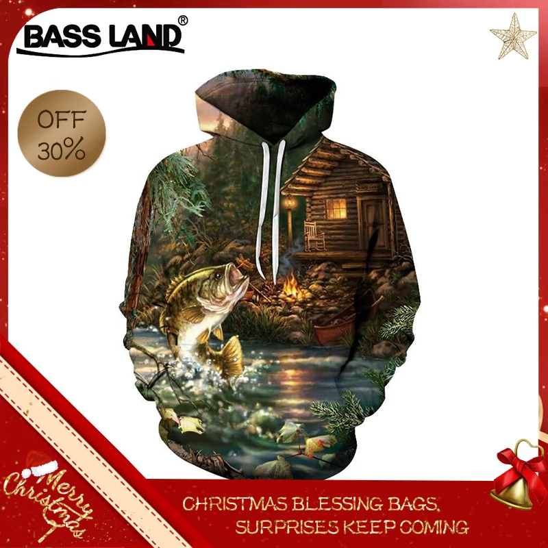 Bassland новая одежда для рыбалки легкая мягкая Солнцезащитная 3d цифровая печать полиэфирное волокно одежда с капюшоном зимняя рыбалка