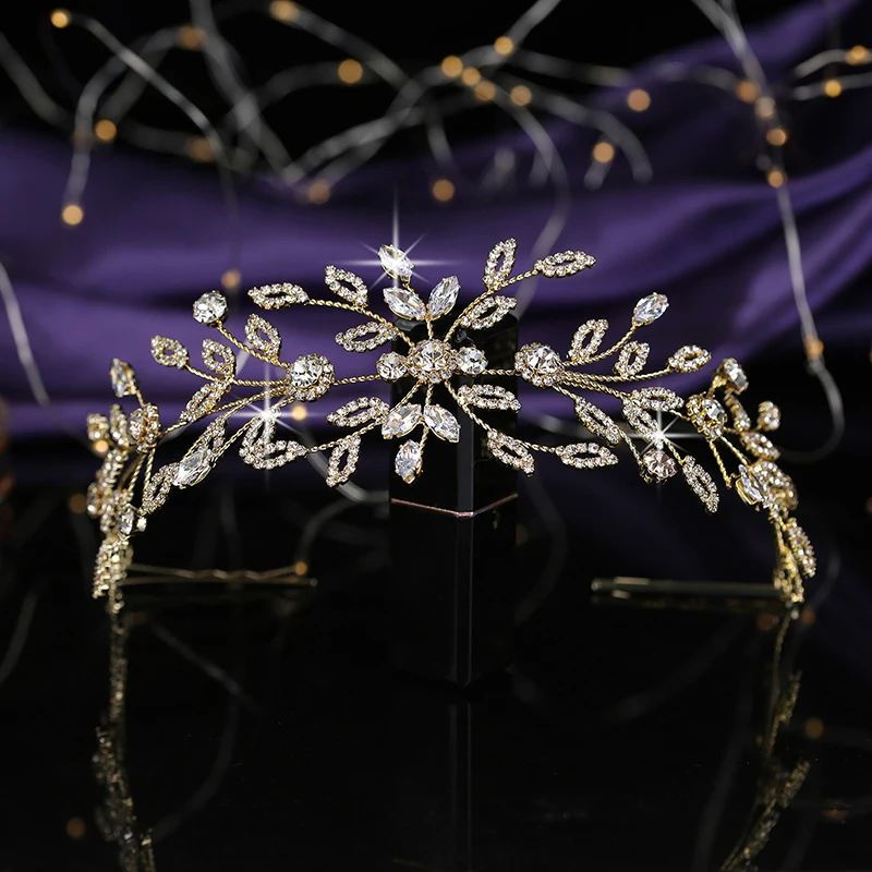 Бижутерия для волос диадемы и короны хадияны свадебные аксессуары модные