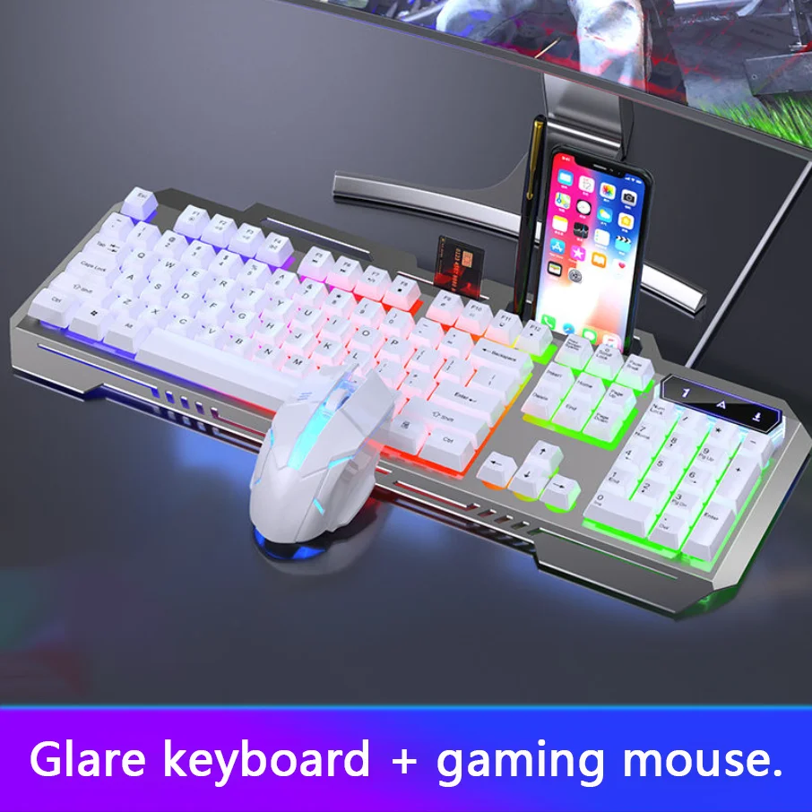 

USB Wired Gaming Keyboard and Mouse Sets keycaps Keyboard Gamer mouse kit gamer For PC Laptop backlight Keyboard Set pc gamer