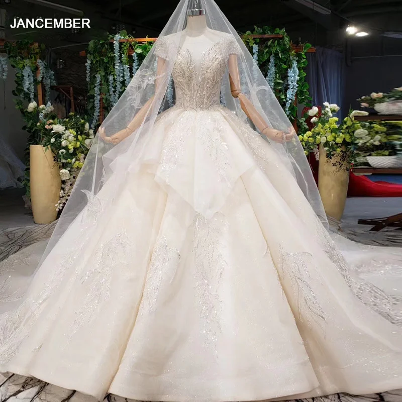 HTL1007 сексуальное кружевное свадебное платье с вуалью круглым вырезом и коротким