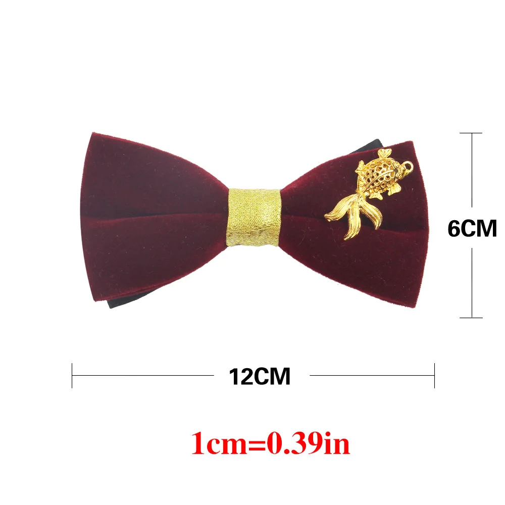 Винно красный галстук бабочка ручной работы для мужчин и женщин классический