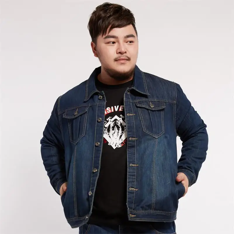 Большого размера плюс 8XL 10XL 9XL 7XL Новинка весны Осенняя мужская куртка короткая из