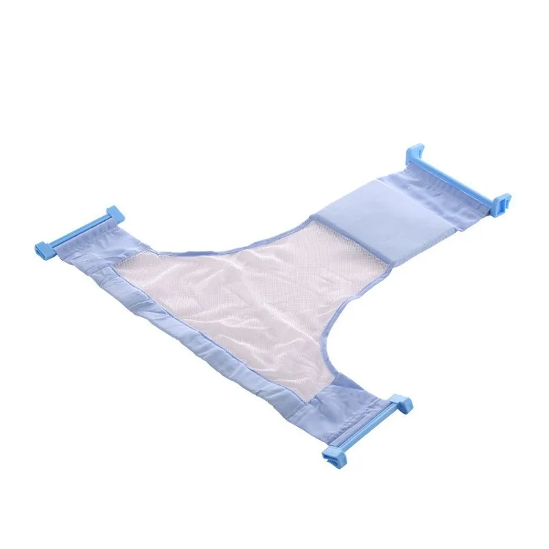 Розовая/синяя сетка для купания новорожденного ребенка Регулируемая