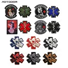 Нашивки спецназа EMT EMS, с красным крестом, 1 шт.