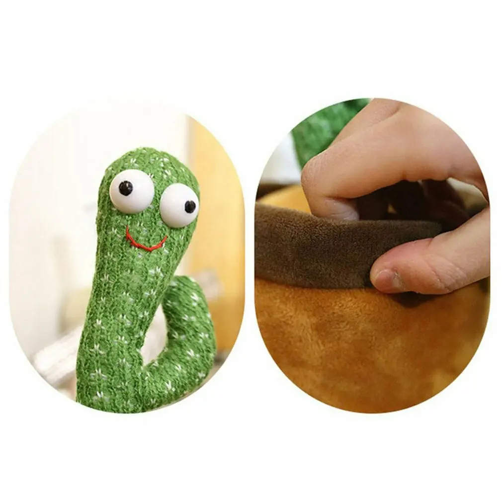 

120 Vietnamese Songs Dancing Cactus Plush Toys Shake Funny Early Education Toy Cactus Toys Creative Gifts