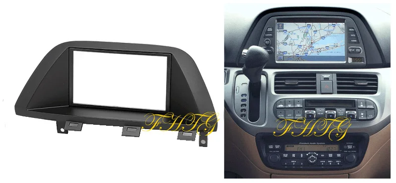 Автомобильный Радио фасции Dash комплект подходит для 2006 Honda Odyssey двойной Din