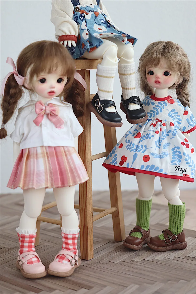 

Туфли BJD, 6 точек, мягкая подошва, разноцветные, маленькие кожаные туфли