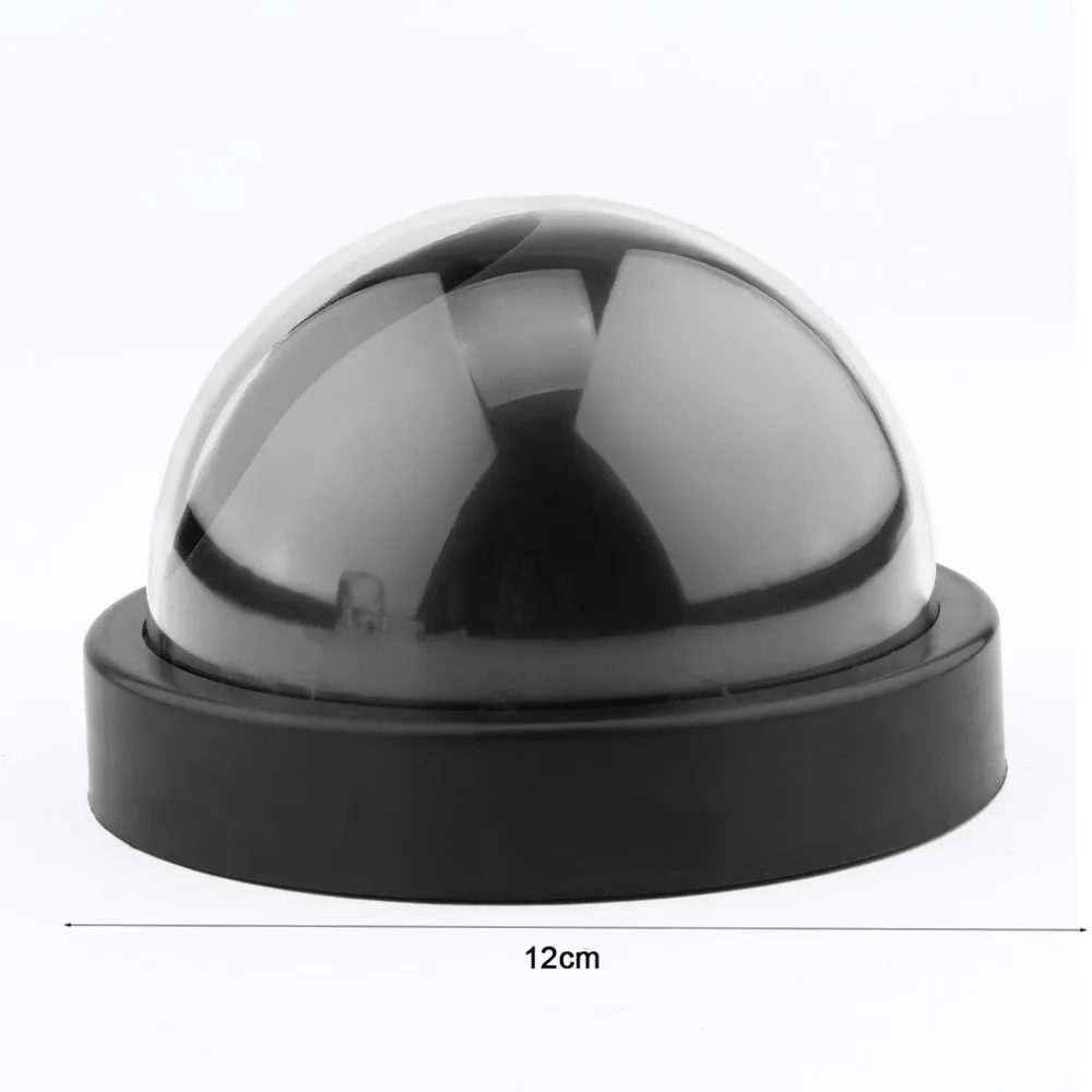 

Black Plastic Smart Indoor/Outdoor Dummy Home Dome Fake CCTV Security Camera with Flashing Red LED Light CA-05