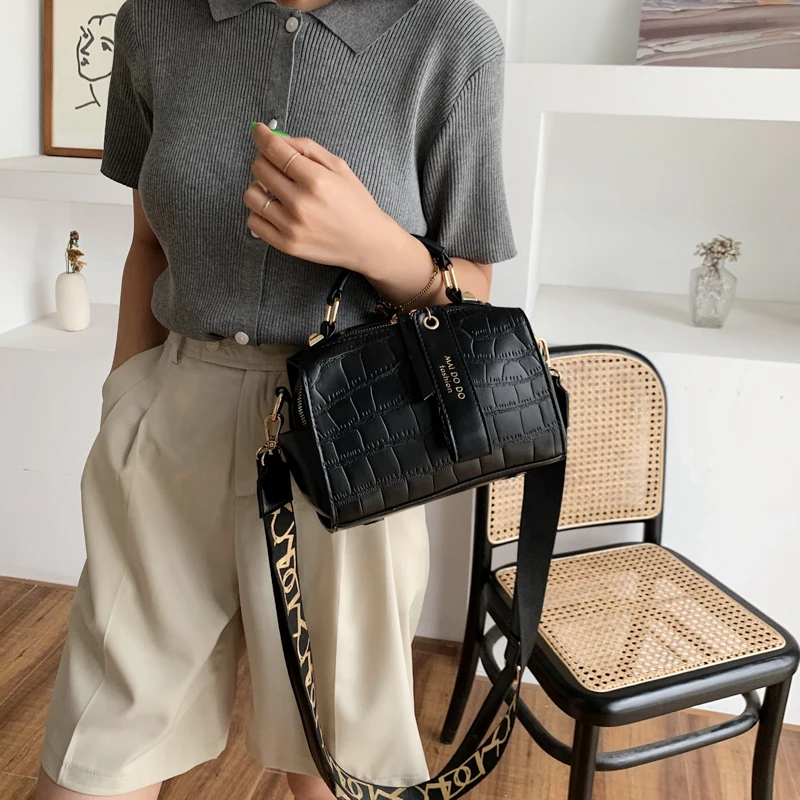 

Fashion solid crocodile lady Shoulder Messenger Bag bolsos de mujer purses and handbags bags for women 2020 luxury bag