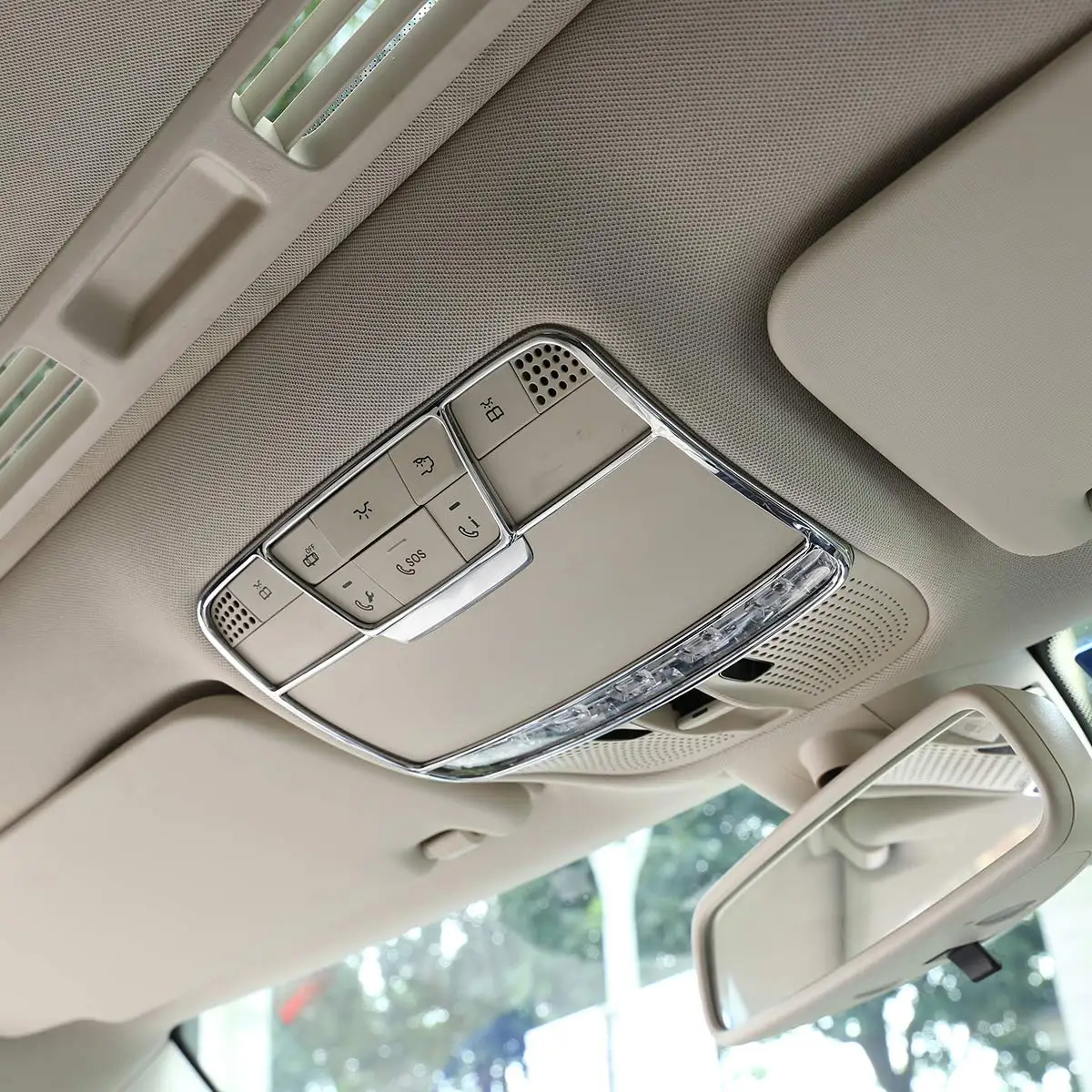 Автомобильные аксессуары АБС хромированная Защитная панель для чтения