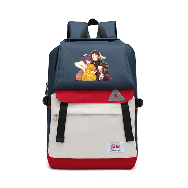 

Kimetsu No Yaiba Cute Cartoon Character School Backpack Fashion Casual Travel Camp Unisex Bags Multifunctional Oxford Bookbags