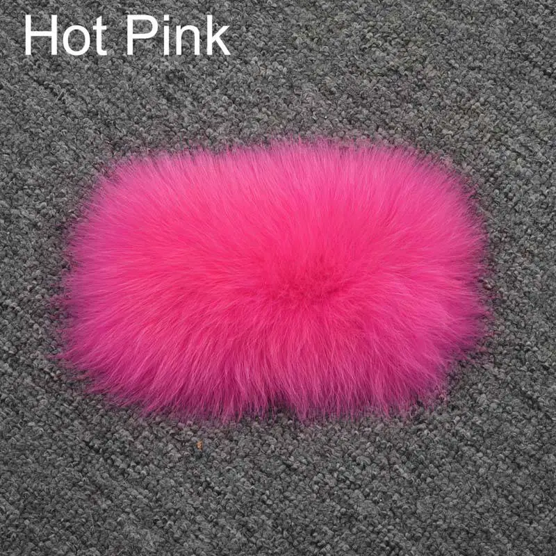 Hot Pink JKKFURS Новое поступление женские жилеты из натурального Лисьего меха высокого качества женские модные стильные жилеты из натурального меха 3 ряда куртки S7162 - Цвет: Hot Pink