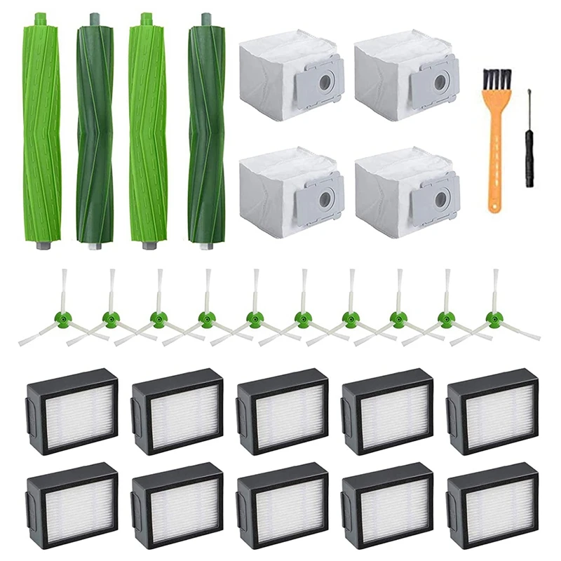 

Replacement Accessories Kit for IRobot Roomba I7 I7 I7+ I7 Plus E5 E6 E7 Replenishement Accessories Vacuum Cleaner Set.